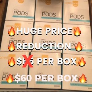 Omnipod Dash Pods 1 Box of 5 pods New Sealed Exp 6/2023 Many available Save$$$